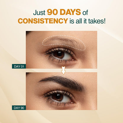 Nourish Mantra Eyebrow Growth Serum – Boost Regrowth for Longer, Thicker, Fuller-Looking Brows with Redensyl, Biotin & Peptides (10 ml) Avelisse