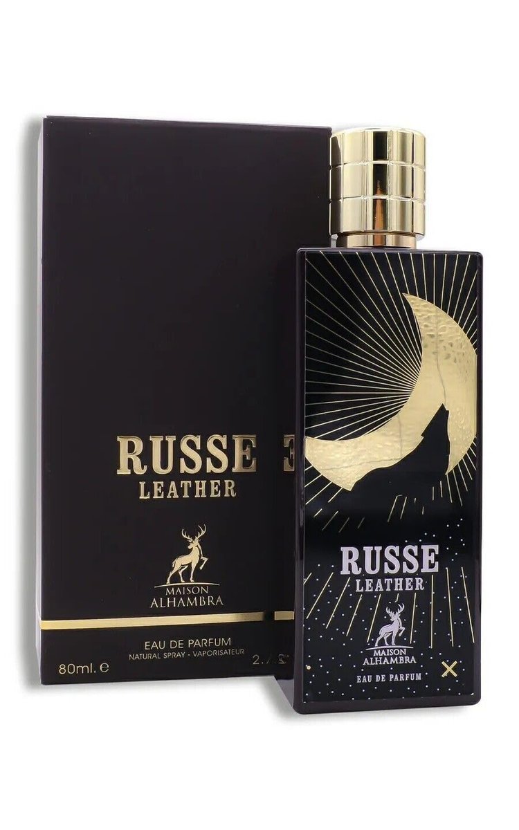 Russe Leather by Maison Alhambra for Unisex - 2.6 oz Eau de Parfum Spray - görsel 1