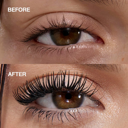 SELESTIA BEAUTY Black Mascara Queen Cobra – Volumizing, Curling, Lengthening – Soft Brush for Smooth Application – Long-Lasting & Weather-Proof – 0.34 fl.oz. – Made in Italy Avelisse