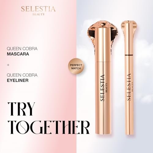 SELESTIA BEAUTY Queen Cobra Black Liquid Eyeliner Pencil – Long-Lasting, Quick-Drying, No Flaking – Intense Color & Thin Applicator - görsel 12