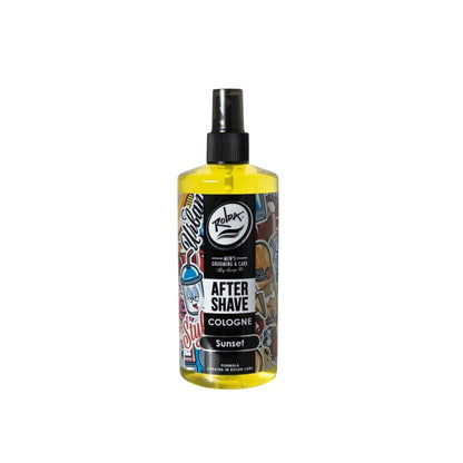 Rolda Sunset After Shave Tonic Cologne for Men - Post Shave Tonic Spray, Calms Irritation, Helps Heal & Clean Shaved Areas, Masculine Citrusy Fragrance (14.54 oz | 430 ml) Avelisse