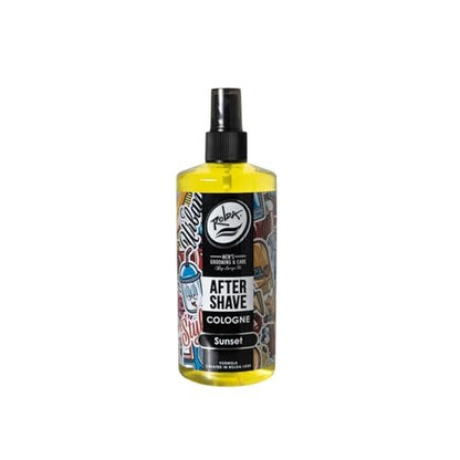 Rolda Sunset After Shave Tonic Cologne for Men - Post Shave Tonic Spray, Calms Irritation, Helps Heal & Clean Shaved Areas, Masculine Citrusy Fragrance (14.54 oz | 430 ml) Avelisse