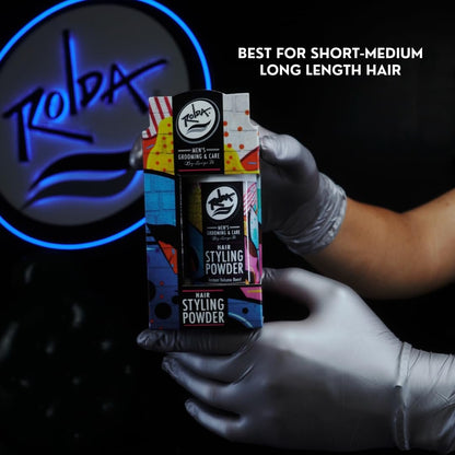 Rolda Hair Texturizing Styling Powder for Men - Instant Volume Boost, Light Hold, Matte Finish, Easy Application, Subtle & Pleasant Scent (2 Count) Avelisse