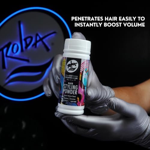 Rolda Hair Texturizing Styling Powder for Men - Instant Volume Boost, Light Hold, Matte Finish, Easy Application, Subtle & Pleasant Scent (2 Count) Avelisse