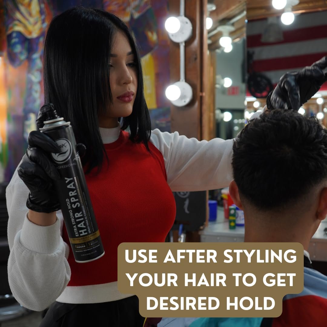 Rolda Extra Strong Hold Hair Spray - Matte Finish, Pro-Vitamin B5, Humidity Resistant, 13.52 oz Avelisse
