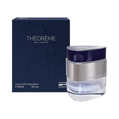 Rue Broca Theoreme Eau de Parfum Spray for Men – 3.0 Fl. Oz – Bold Citrus, Amber & Patchouli Fragrance