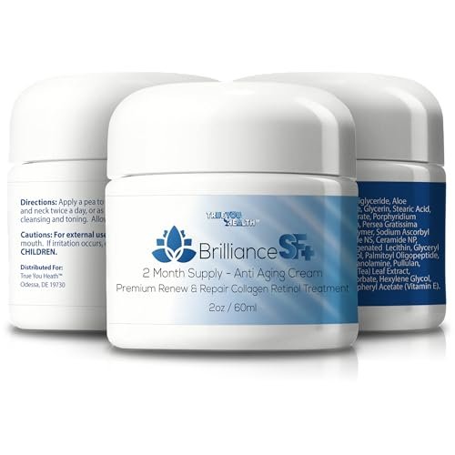 Brilliance SF Plus 2 Month Supply Anti Wrinkle Cream - Premium Pro Anti Aging Cream for Day & Night - Promote Soft, Youthful Skin - görsel 8