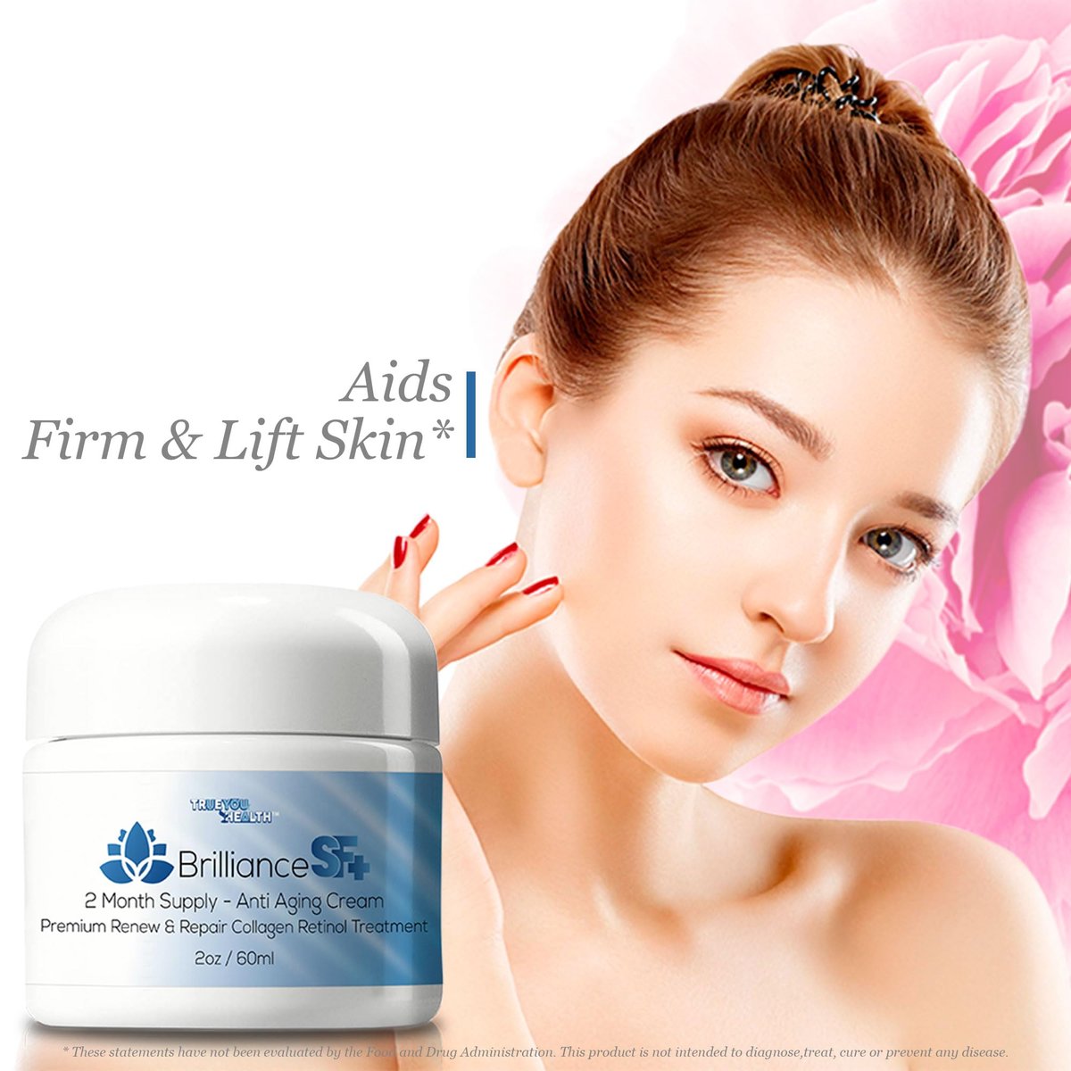 Brilliance SF Plus 2 Month Supply Anti Wrinkle Cream - Premium Pro Anti Aging Cream for Day & Night - Promote Soft, Youthful Skin - görsel 9