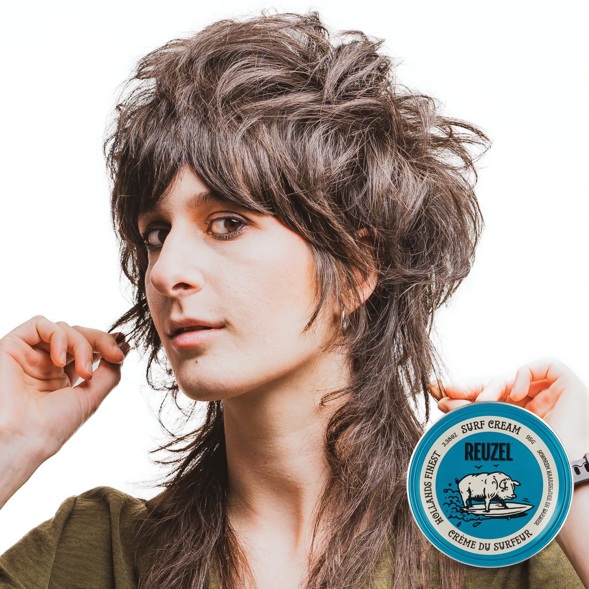 REUZEL Surf Texture and Definition Cream - Light All Day Hold, Matte Finish, Flake Free, 3.38 oz Avelisse