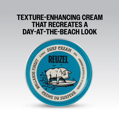 REUZEL Surf Texture and Definition Cream - Light All Day Hold, Matte Finish, Flake Free, 3.38 oz Avelisse