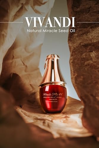 Vivandi Miracle Fruit Seed Hair Oil - Superfruit Treatment for Dry, Damaged, Frizzy Hair and Breakage Prevention, All Hair Types (1.7 Fl Oz) - görsel 4