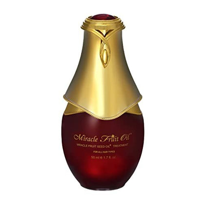 Vivandi Miracle Fruit Seed Hair Oil - Superfruit Treatment for Dry, Damaged, Frizzy Hair and Breakage Prevention, All Hair Types (1.7 Fl Oz)