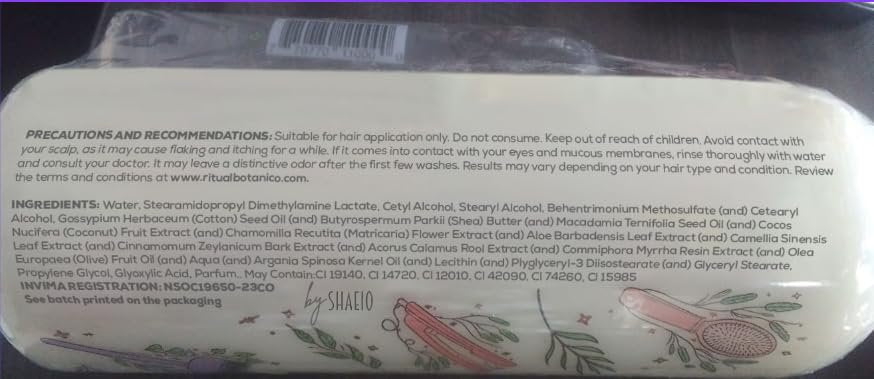 Colombian Organic Keratin Hair Mask - Vegan, 12 Natural Oils & Amino Acids for Smoothing Hair (250 ML) Avelisse