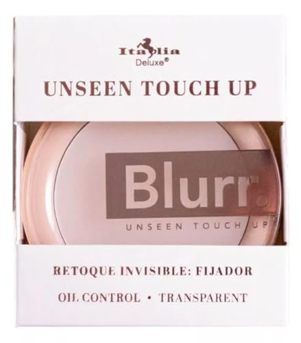Italia Deluxe Blurr Unseen Touch Up Set & Blot Mattifier - Setting Primer Balm, Clear, 0.1 oz - görsel 4