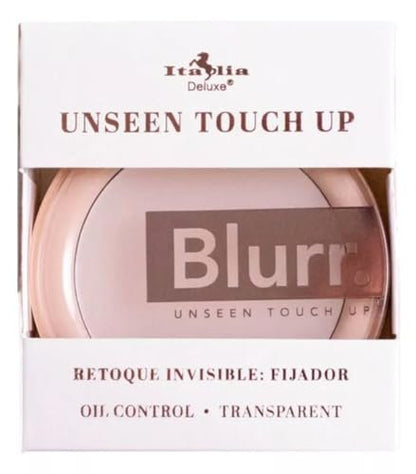 Italia Deluxe Blurr Unseen Touch Up Set & Blot Mattifier - Setting Primer Balm, Clear, 0.1 oz