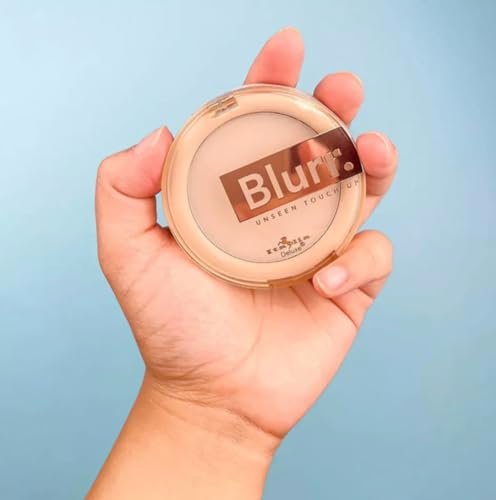Italia Deluxe Blurr Unseen Touch Up Set & Blot Mattifier - Setting Primer Balm, Clear, 0.1 oz - görsel 8