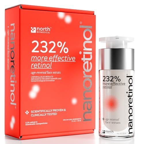 Nano Retinol Serum 232% More Effective – Encapsulated Anti-Aging & Dark Spot Corrector – Less Irritating Than Tretinoin Avelisse