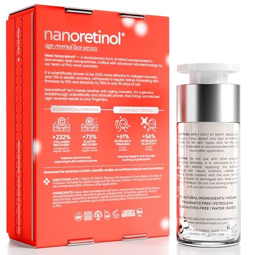 Nano Retinol Serum 232% More Effective – Encapsulated Anti-Aging & Dark Spot Corrector – Less Irritating Than Tretinoin Avelisse