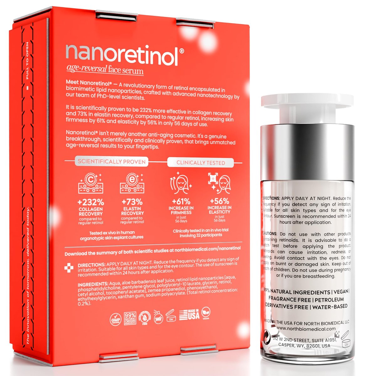 Nano Retinol Serum 232% More Effective – Encapsulated Anti-Aging & Dark Spot Corrector – Less Irritating Than Tretinoin Avelisse