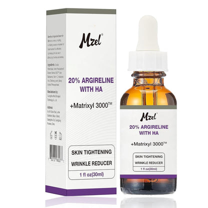 PAPABA 20% Argireline Serum with Matrixyl 3000 & Pure Hyaluronic Acid – Anti-Aging Face Serum with Vitamin C, Deep Wrinkle Reducer, Collagen Peptides for Youthful Skin (1 Fl Oz) Avelisse