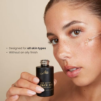 Monika Blunder Beauty DEW BETTER FACE OIL - Clean Beauty Hydrating Face Oil, 1.01 fl oz