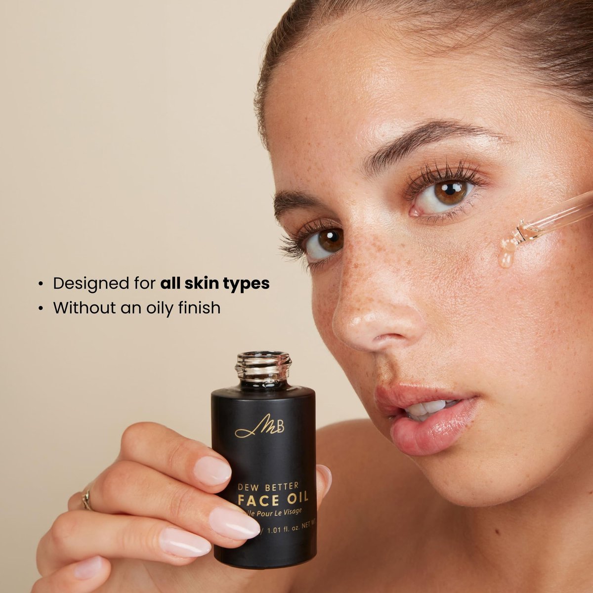 Monika Blunder Beauty DEW BETTER FACE OIL - Clean Beauty Hydrating Face Oil, 1.01 fl oz - görsel 5