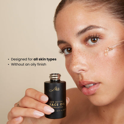 Monika Blunder Beauty DEW BETTER FACE OIL - Clean Beauty Hydrating Face Oil, 1.01 fl oz