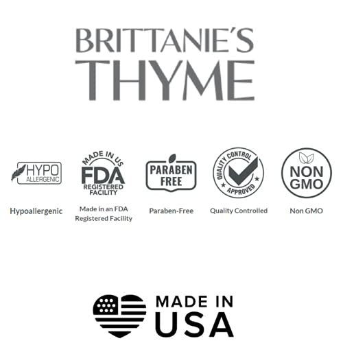 Brittanie's Pure Castile Liquid Soap Refill, Lemon Sage, 32 Ounce (Pack of 2) - Gentle & Natural Dish Soap, Hair & Body Wash, Vegan, Gluten-Free, Non-GMO Avelisse