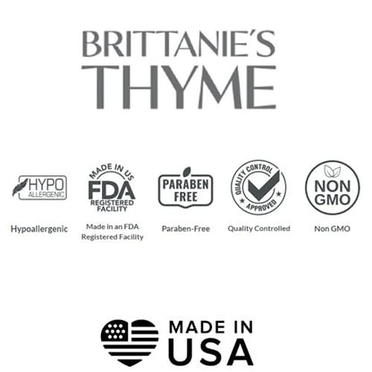 Brittanie's Pure Castile Liquid Soap Refill, Lemon Sage, 32 Ounce (Pack of 2) - Gentle & Natural Dish Soap, Hair & Body Wash, Vegan, Gluten-Free, Non-GMO Avelisse