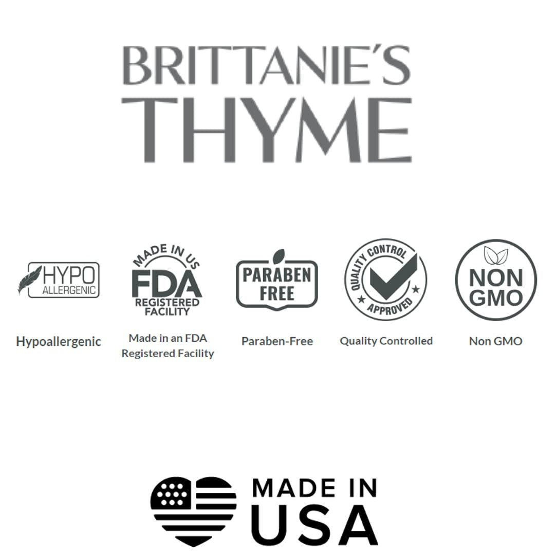 Brittanie's Pure Castile Liquid Soap Refill, Lemon Sage, 32 Ounce (Pack of 2) - Gentle & Natural Dish Soap, Hair & Body Wash, Vegan, Gluten-Free, Non-GMO Avelisse