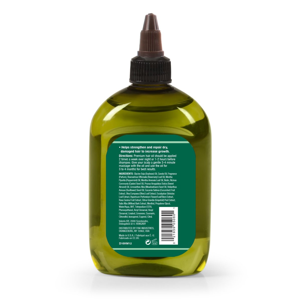 Difeel Rosemary and Mint Premium Hair Oil with Biotin - Large 12 oz - Natural Rosemary Oil for Hair Growth & Biotin - görsel 3