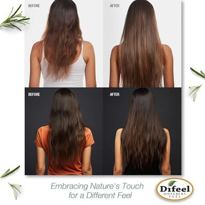 Difeel Rosemary and Mint Premium Hair Oil with Biotin - Large 12 oz - Natural Rosemary Oil for Hair Growth & Biotin