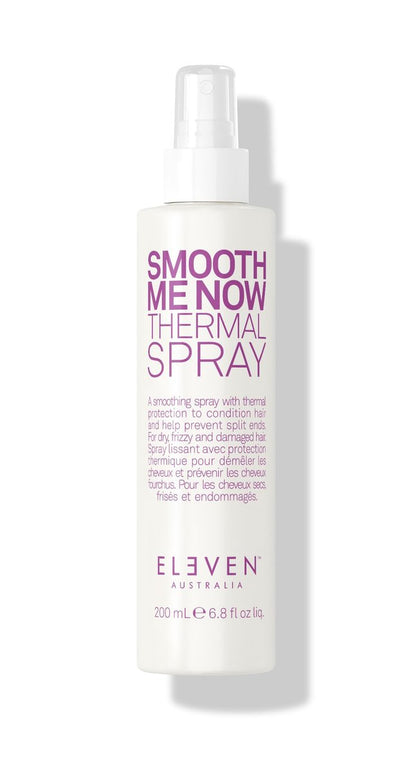 ELEVEN AUSTRALIA Smooth Me Now Thermal Spray - Heat Protectant for Women & Men, Anti-Frizz, Lightweight, 6.8 fl oz Avelisse