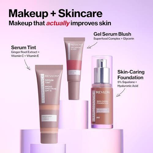Revlon Illuminance Tinted Serum with Triple Hyaluronic Acid, SPF 15, Buff Beige, 0.94 fl oz - görsel 9