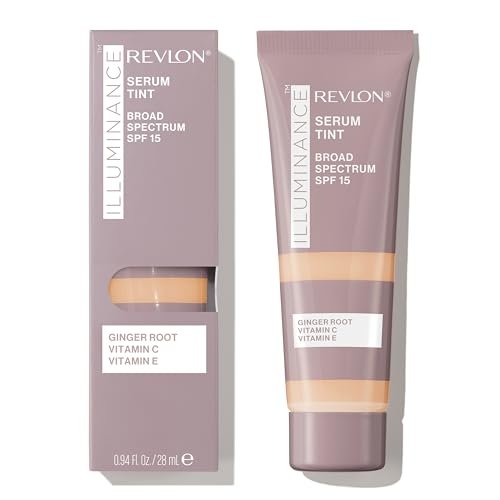 Revlon Illuminance Tinted Serum with Triple Hyaluronic Acid, SPF 15, Buff Beige, 0.94 fl oz - görsel 1