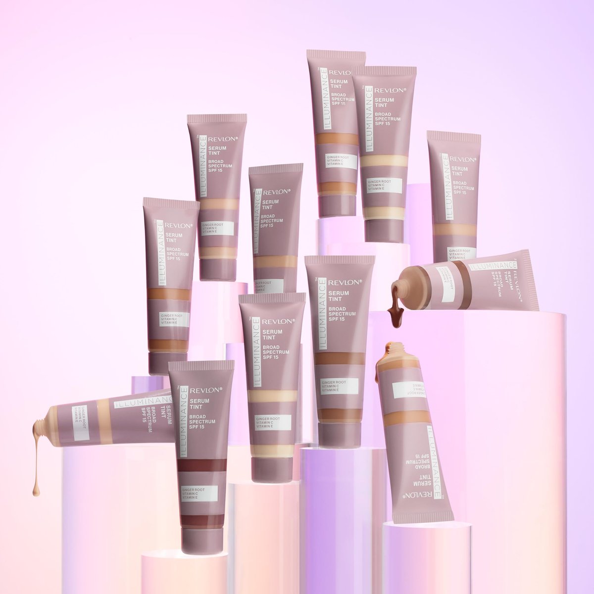 Revlon Illuminance Tinted Serum with Triple Hyaluronic Acid, SPF 15, Buff Beige, 0.94 fl oz - görsel 12