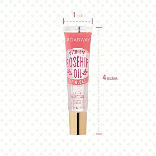Ruby Kisses Broadway Vita-Lip Clear Lip Gloss (6-Pack) – Ultra-Hydrating & Soothing Formula with Rosehip Oil & Vitamin Oils, High-Shine Non-Sticky Finish - görsel 11