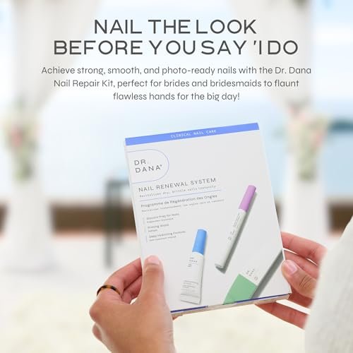 Dr. Dana Nail Repair Kit for Damaged Nails - Strengthening & Exfoliating Treatment with Glycolic Acid, Nail Primer, Hydrator & Priming Wand for Shiny, Healthy Nails Avelisse