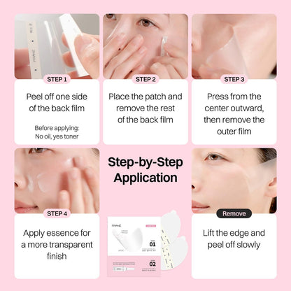 FRANZ UV Patch UPF 50+ Sun Protection – Peptide-Infused Anti-Aging Facial Patches for Daily Outdoor Activities (5 Pairs)