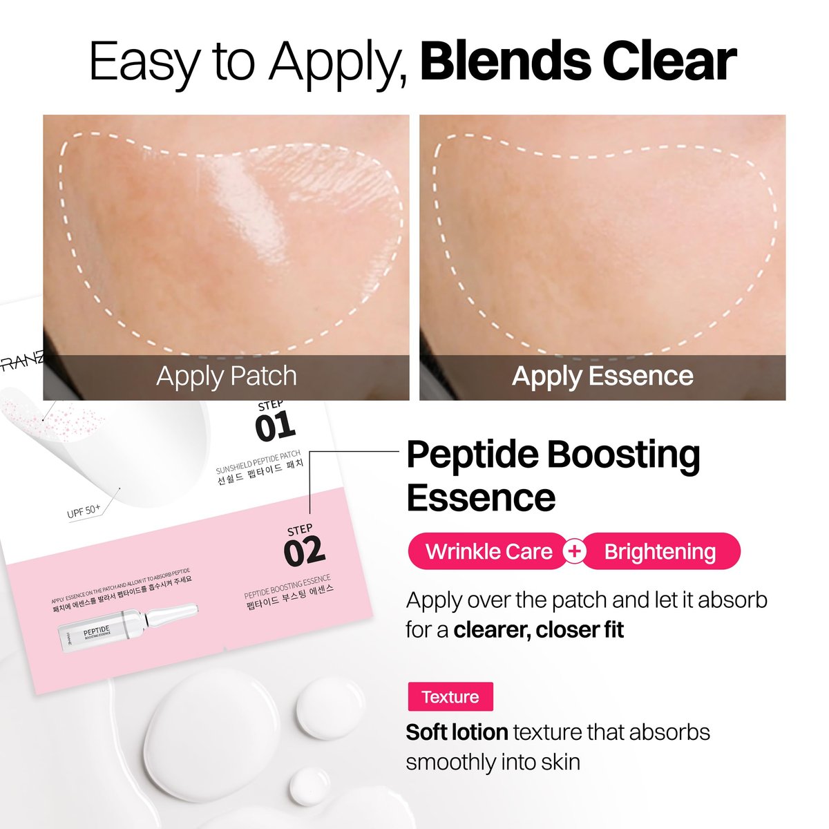 FRANZ UV Patch UPF 50+ Sun Protection – Peptide-Infused Anti-Aging Facial Patches for Daily Outdoor Activities (5 Pairs) - görsel 11