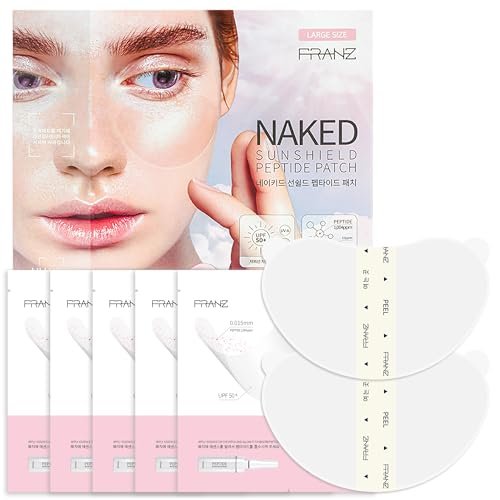 FRANZ UV Patch UPF 50+ Sun Protection – Peptide-Infused Anti-Aging Facial Patches for Daily Outdoor Activities (5 Pairs) - görsel 2