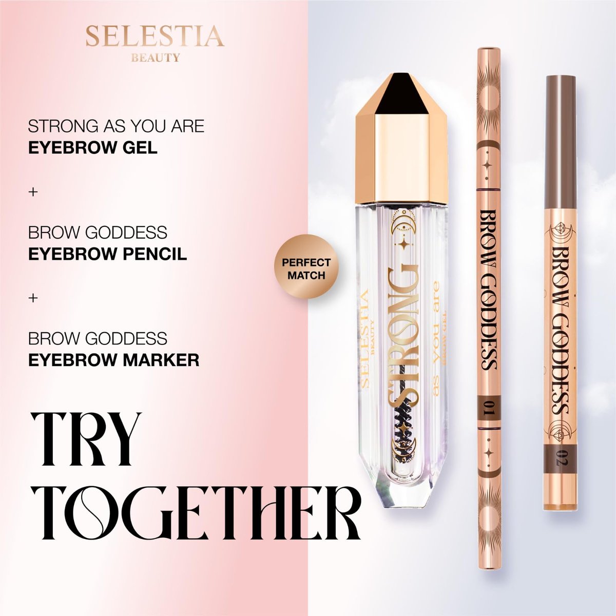 SELESTIA BEAUTY Clear Eyebrow Gel – Strong Hold, Natural Finish, Flake-Free Brow Lamination Gel, 0.095 fl.oz. Avelisse