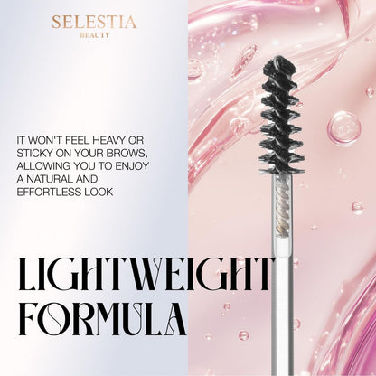 SELESTIA BEAUTY Clear Eyebrow Gel – Strong Hold, Natural Finish, Flake-Free Brow Lamination Gel, 0.095 fl.oz. Avelisse