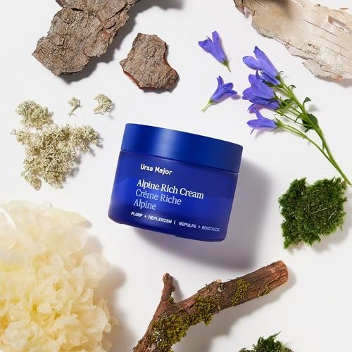 Ursa Major Alpine Rich Cream - Deeply Hydrating Natural Face Moisturizer, Vegan & Cruelty-Free, 1.69 oz Avelisse