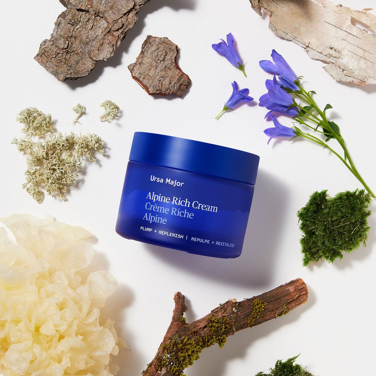 Ursa Major Alpine Rich Cream - Deeply Hydrating Natural Face Moisturizer, Vegan & Cruelty-Free, 1.69 oz Avelisse