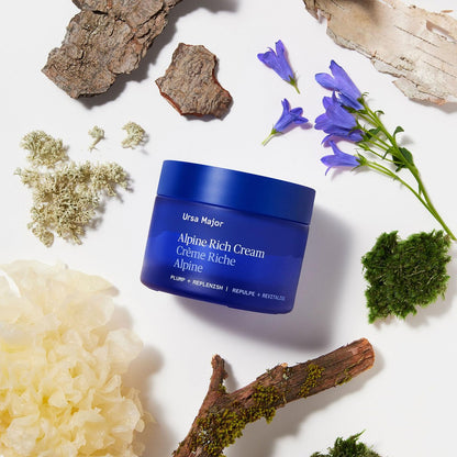 Ursa Major Alpine Rich Cream - Deeply Hydrating Natural Face Moisturizer, Vegan & Cruelty-Free, 1.69 oz Avelisse