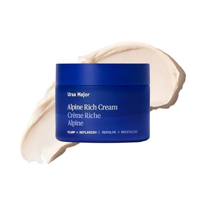 Ursa Major Alpine Rich Cream - Deeply Hydrating Natural Face Moisturizer, Vegan & Cruelty-Free, 1.69 oz Avelisse