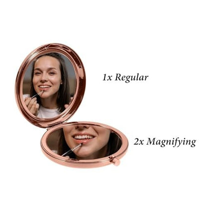 2026 Graduation Gifts for Women - Class of 2026 Compact Mirror - Rose Gold Senior Year Gift for Her Avelisse