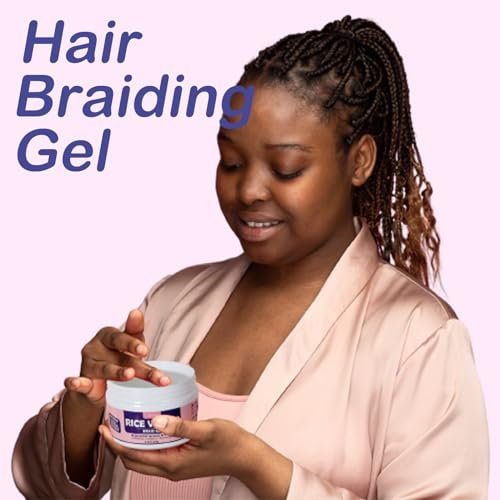Luxfume Braiding Gel Extra Hold 8.1 oz – Extreme Hold for Braids, Twists, Locs & Edges with High Shine, No White Residue - görsel 15