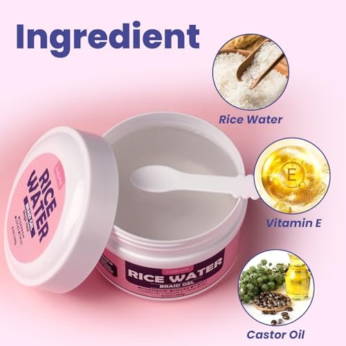 Luxfume Braiding Gel Extra Hold 8.1 oz – Extreme Hold for Braids, Twists, Locs & Edges with High Shine, No White Residue - görsel 13
